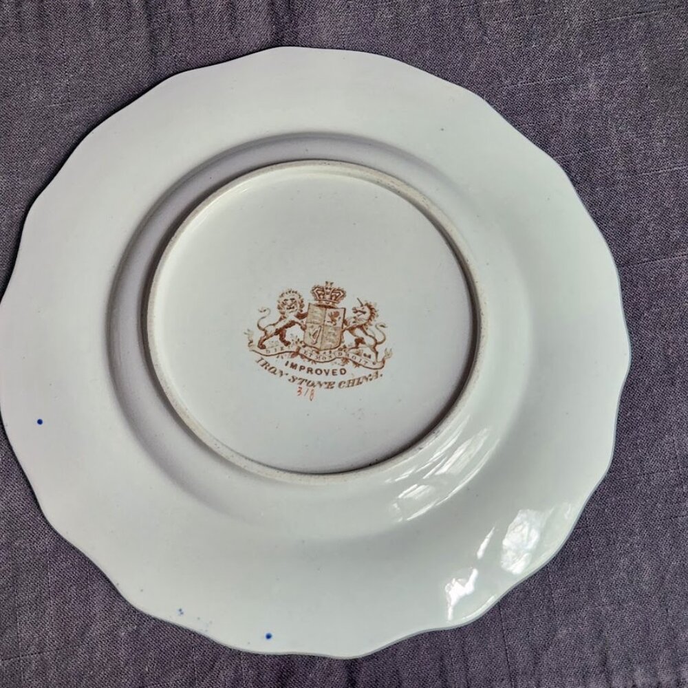 Antique Masons Ironstone Imari Well & Tree 8.75" Plate - Picture 9 of 12